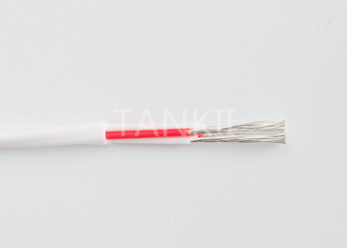 Cable rojo 7 del cable de termopar de la IDT del blanco 24AWG PT100 * 0.2m m con 3 corazones derrocharon los alambres de cobre