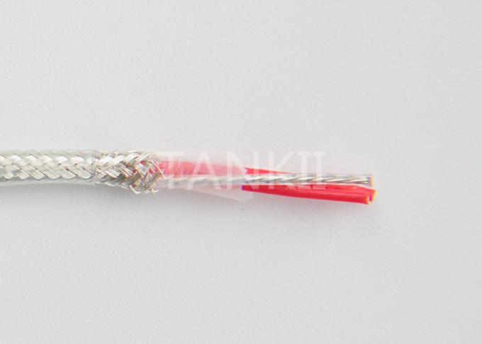 El cable PTFE/PVC/caucho de la resistencia IDT/Pt100 aisló con 3 corazones 4 corazones