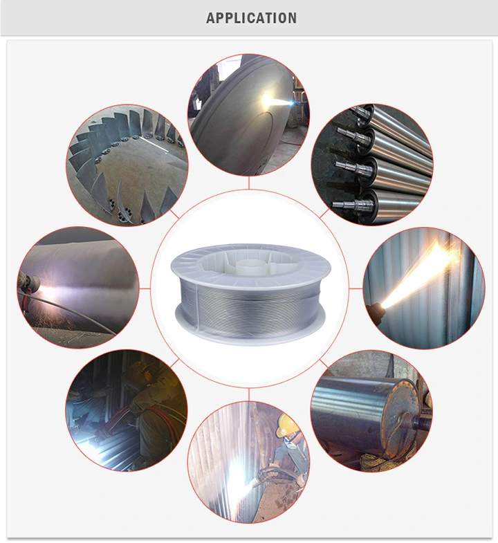 Alambre de aluminio del espray del nicrom para los sistemas de espray del arco (NiAl95/5)