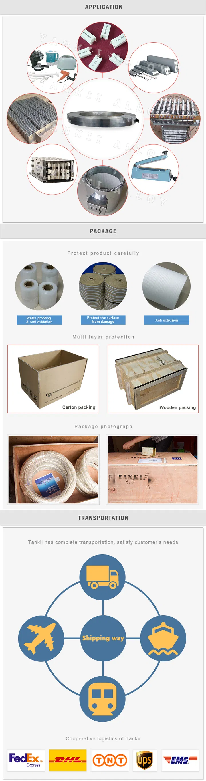 Niquel puro 270 tira UNS N02270 para productos resistentes a la corrosión 2