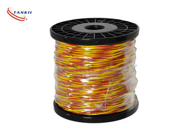 Tipo de cable sólido de extensión de termopar K 22SWG con el aislamiento de alta temperatura de la fibra de vidrio