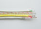 tipo del cable de termopar de la extensión 24AWG K con el aislamiento de la fibra de vidrio de la clase de G con 400 grados